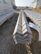 (9) W's Precise Textured Brick Aluminum Concrete Forms, 6-12 Hole Pattern. Located in Woodbine, IA