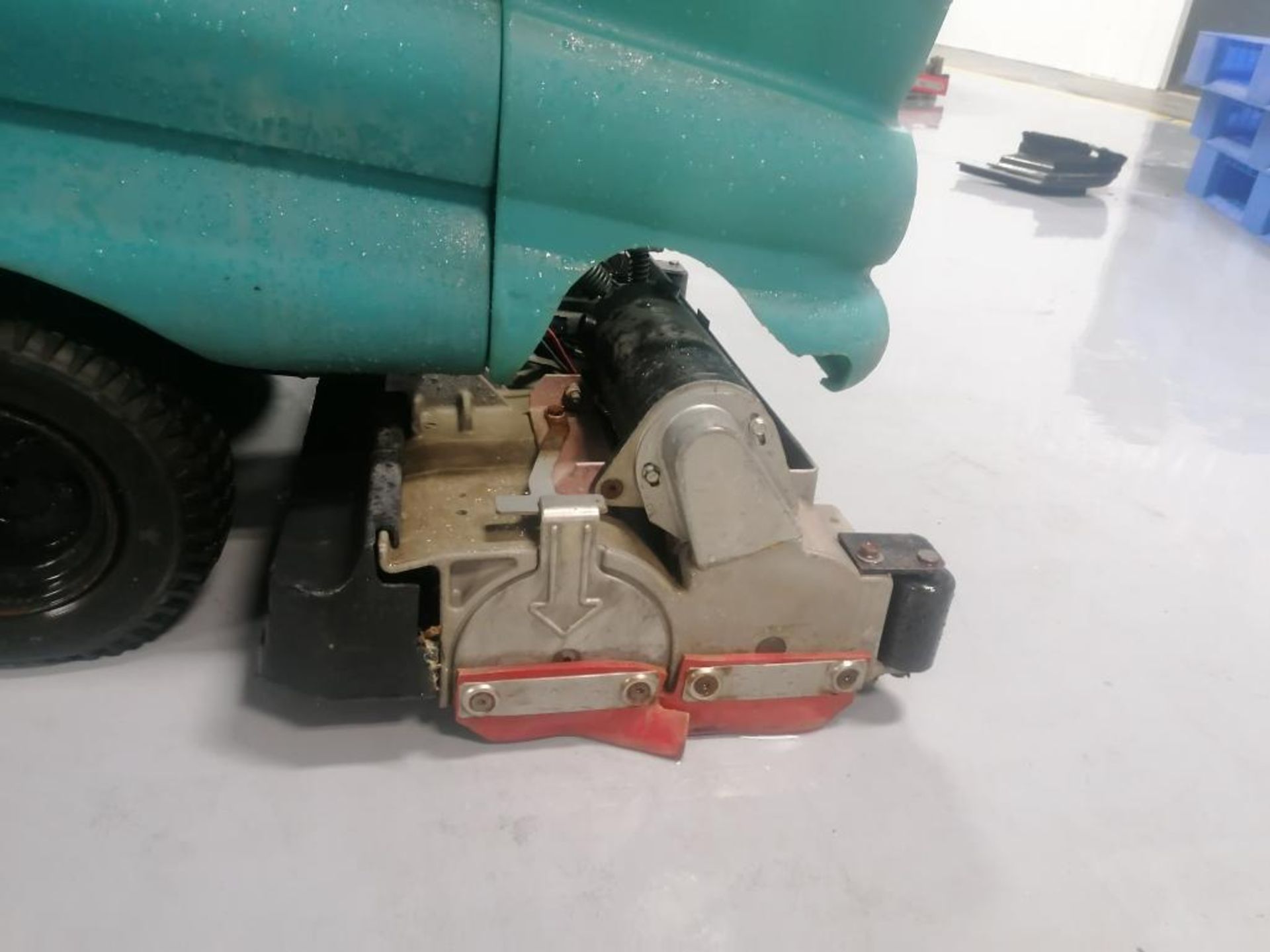 Tennant 5700 Floor Scrubber, Serial #15394, 36 V. Located in Mt. Pleasant, IA. - Image 14 of 16