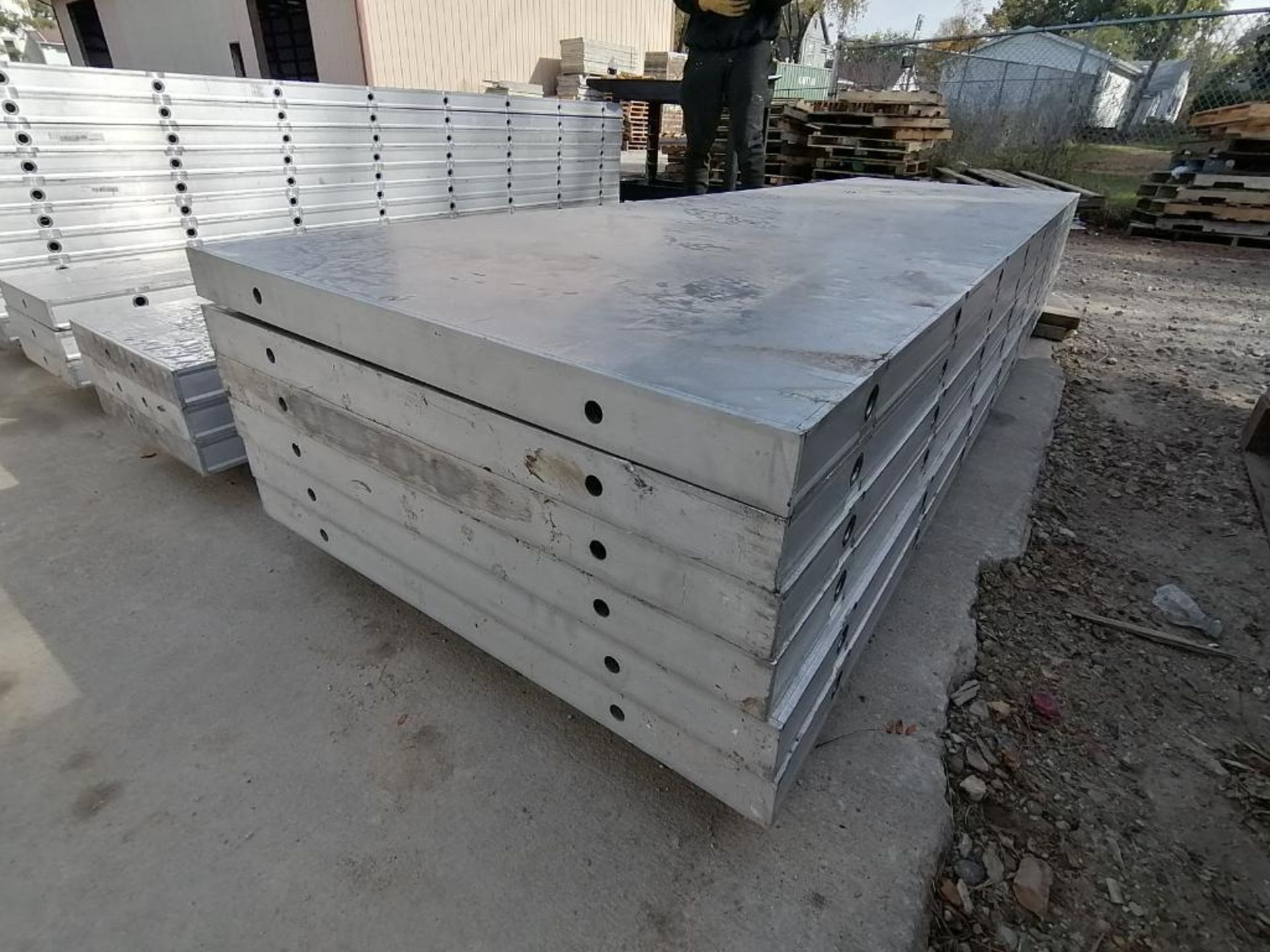 (6) 30" x 8' NEW Badger Smooth Aluminum Concrete Forms 6-12 Hole Pattern. Located in Mt. Pleasant, - Image 2 of 4
