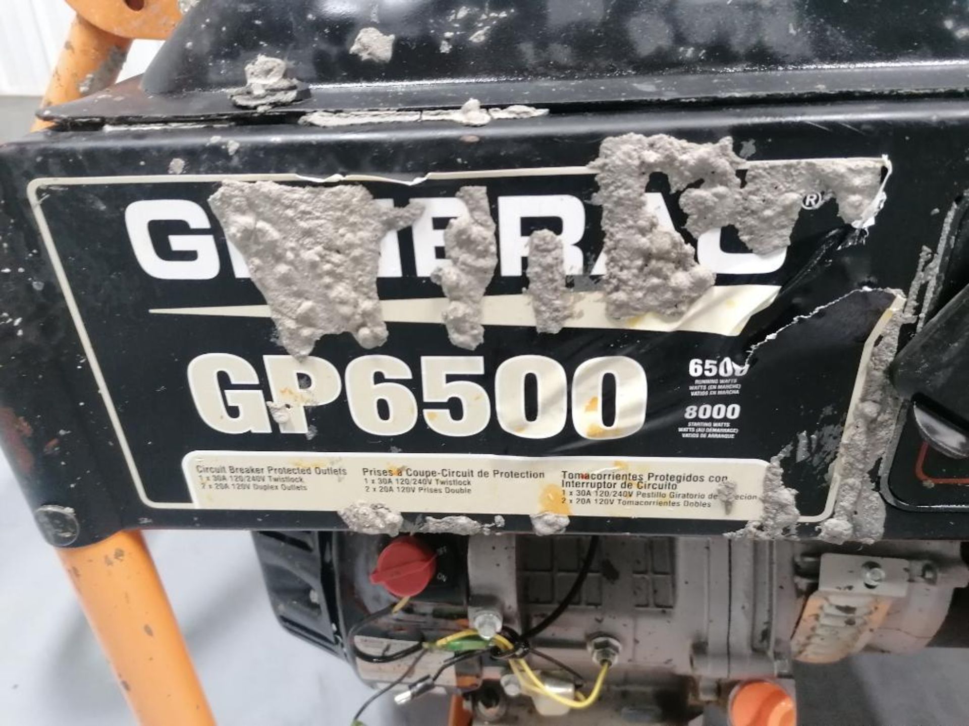 GENERAC GP6500, 754 Hours. Located in Mt. Pleasant, IA - Image 5 of 8