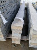 (6) 5" x 9' Western Elite Smooth Aluminum Concrete Forms 6-12 Hole Pattern. Located in Mt. Pleasant,
