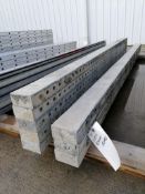 (3) 4" x 9' & (5) 4" x 9' Jumps Western Elite Smooth Aluminum Concrete Forms 6-12 Hole Pattern.