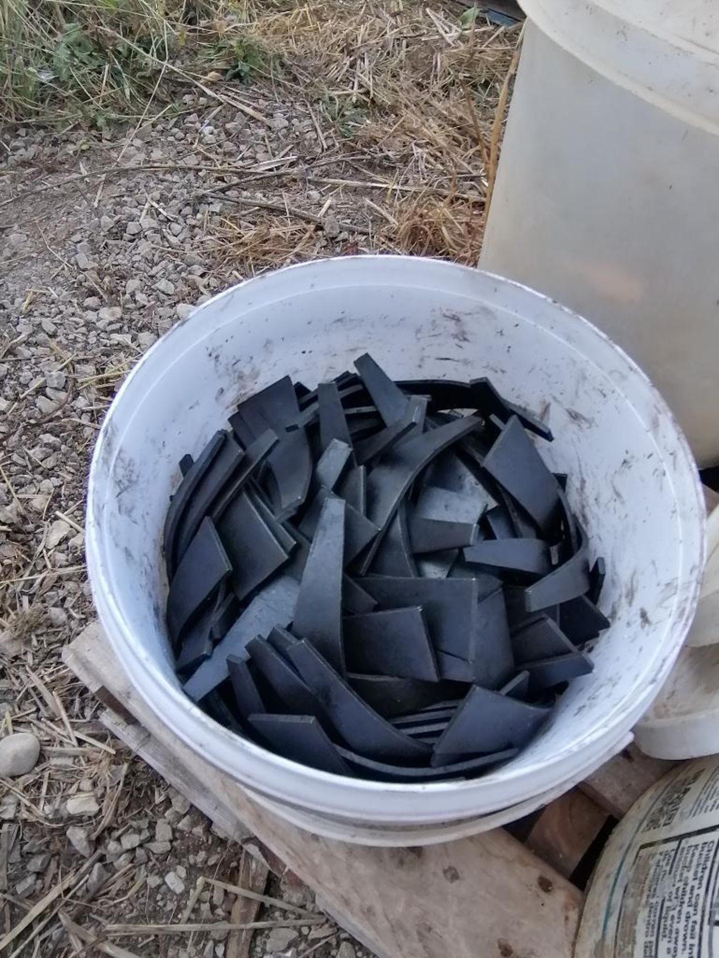 (12) Buckets of Pins & Wedges. Located in Ixonia, WI - Image 2 of 15