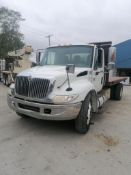 2007 International 4300 Stake Truck with Hoist, Model DT466, VIN 1HTMMAAM87H414400, 400216 Miles