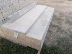 (6) 36"; (1) 24" x 6' & (1) 6" x 6" x 5' ISC Smooth Aluminum Concrete Forms 6-12 Hole Pattern.