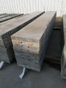 (10) 16" x 9' Western Elite Smooth Aluminum Concrete Forms 6-12 Hole Pattern. Located in Mt.