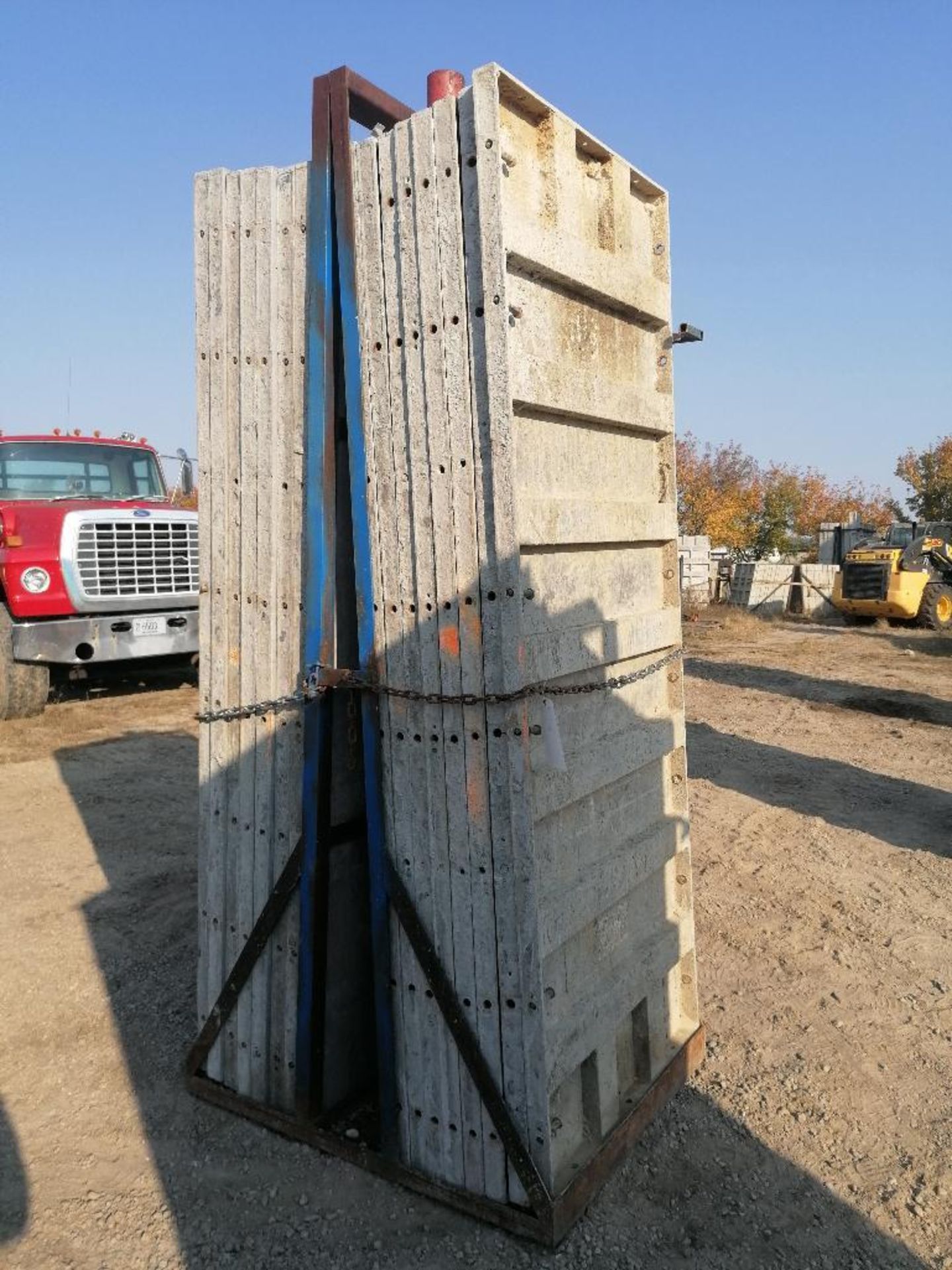 (16) 36" X 8' Precise Smooth Aluminum Concrete Forms 6-12 Hole Pattern with attached hardware, - Image 5 of 13