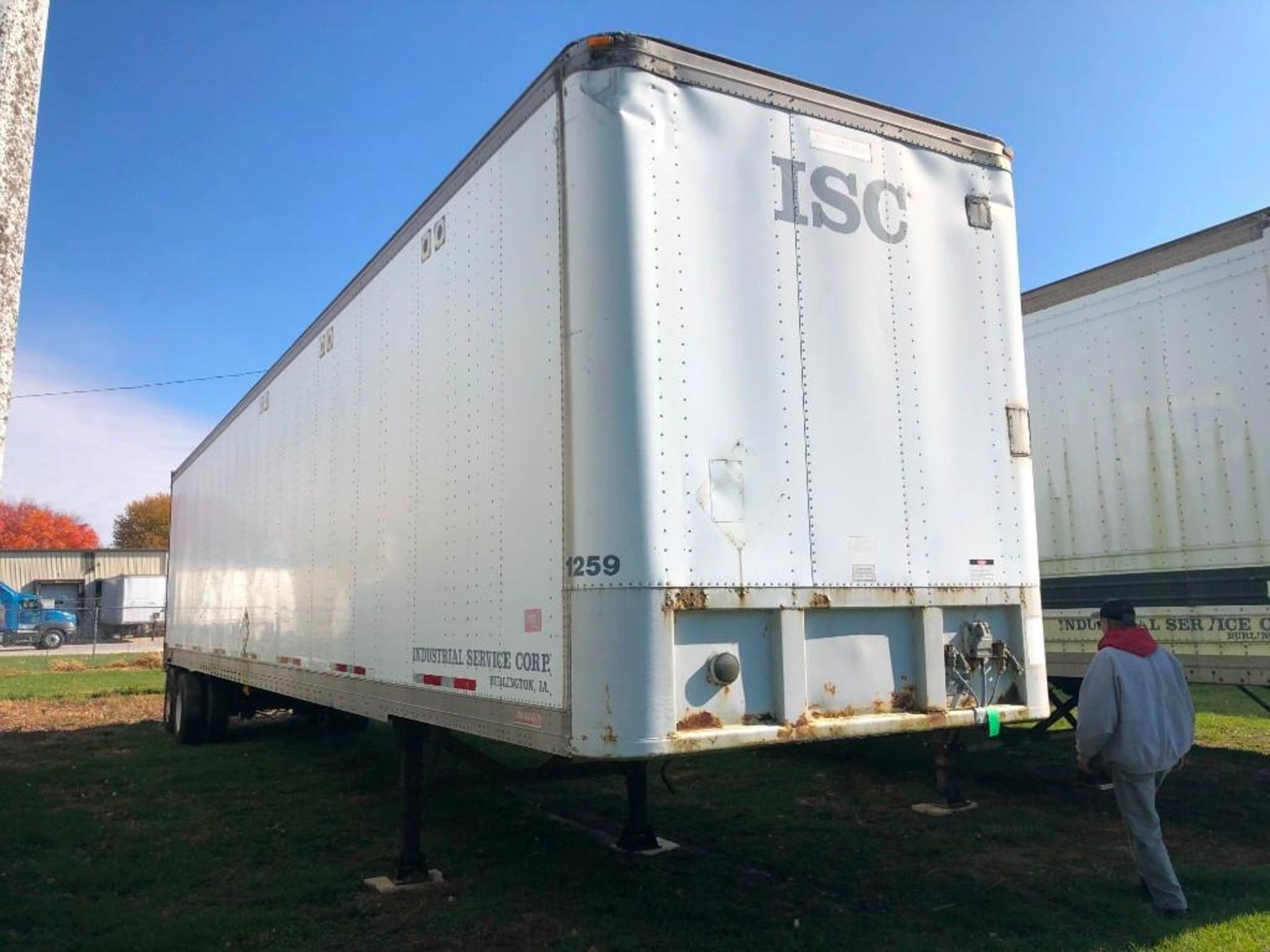 1991 Fruehauf 48' Van Trailer, VIN #1H2V04822ME029339. Located in Burlington, IA. - Image 2 of 14