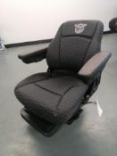 CNH Air Suspension Seat for Case Dozer, Serial #007081847681. Located in Mt. Pleasant, IA.