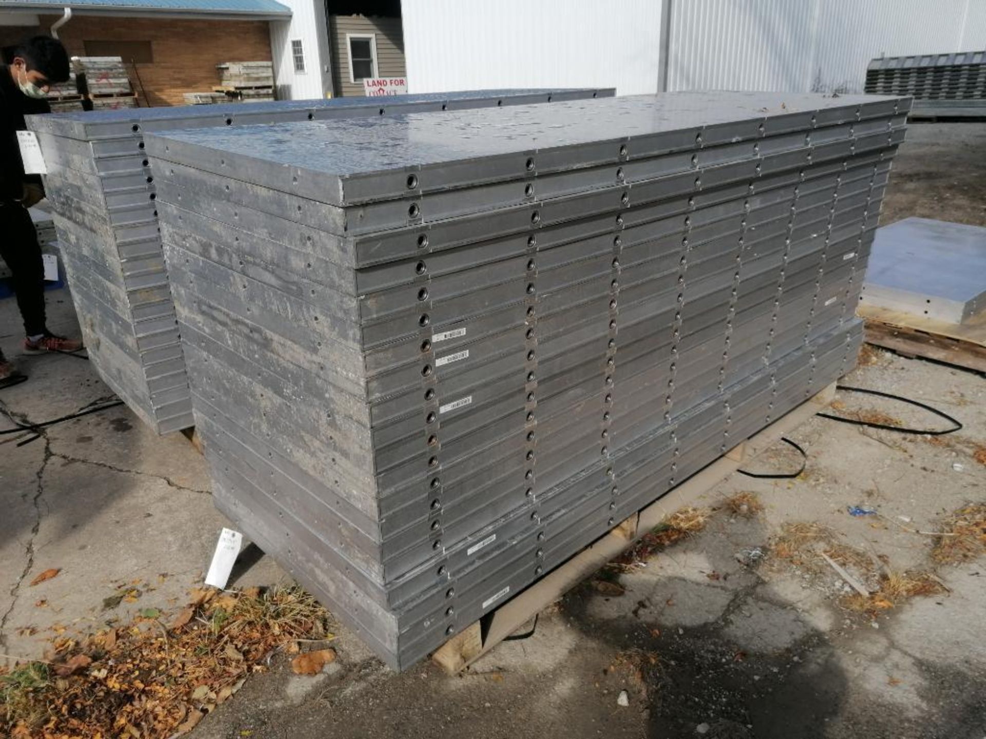 (20) 36" x 8' NEW Badger Smooth Aluminum Concrete Forms 6-12 Hole Pattern. Located in Mt. - Image 2 of 6