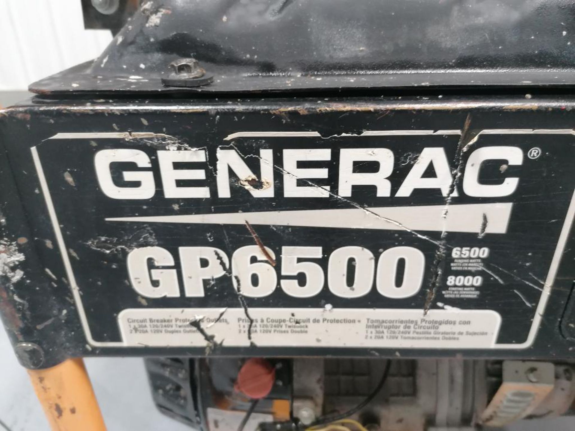 GENERAC GP6500 Generator. Located in Mt. Pleasant, IA. - Image 5 of 7