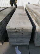 (8) 16" x 9' Western Elite Smooth Aluminum Concrete Forms 6-12 Hole Pattern. Located in Mt.