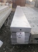 (4) NEW 8" x 9' Smooth Aluminum Concrete Forms 6-12 Hole Pattern. Located in Ixonia, WI