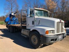 1990 Kenworth T400A Boom Truck, VIN #1XKBA57X0LJ923877, 310927 Miles, Engine Model 88L10-300, 9 Spee