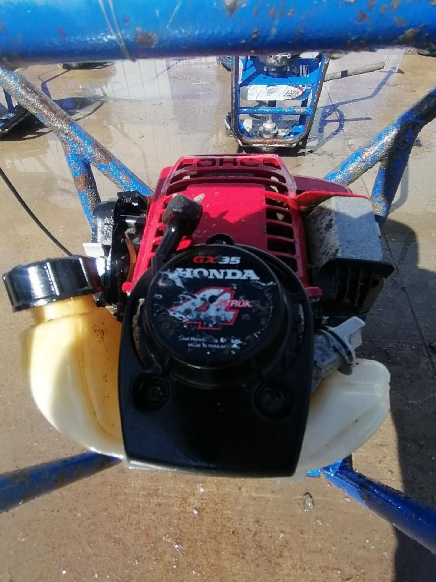 Shockwave Power Screed with Honda GX35 Motor. Serial #1145, 136.6 Hours. Located in Mt. Pleasant,
