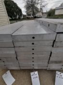 (8) 12" X 8' NEW Badger Smooth Aluminum Concrete Forms 6-12 Hole Pattern. Located in Mt. Pleasant,