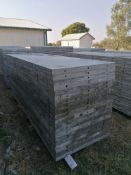 (20) 36" x 9' Precise Smooth Aluminum Concrete Forms 6-12 Hole Pattern. Located in Woodbine, IA