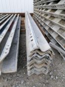 (12) 9' W's Western Elite Smooth Aluminum Concrete Forms 6-12 Hole Pattern Nominal. Located in Mt.