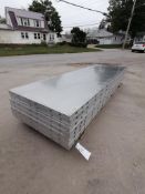 (7) 36" x 9' NEW Badger Smooth Aluminum Concrete Forms 8" Hole Pattern. Located in Mt. Pleasant,