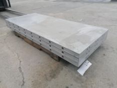 (3) 30" X 6' NEW Badger Smooth Aluminum Concrete Forms 8" Hole Pattern. Located in Mt. Pleasant,