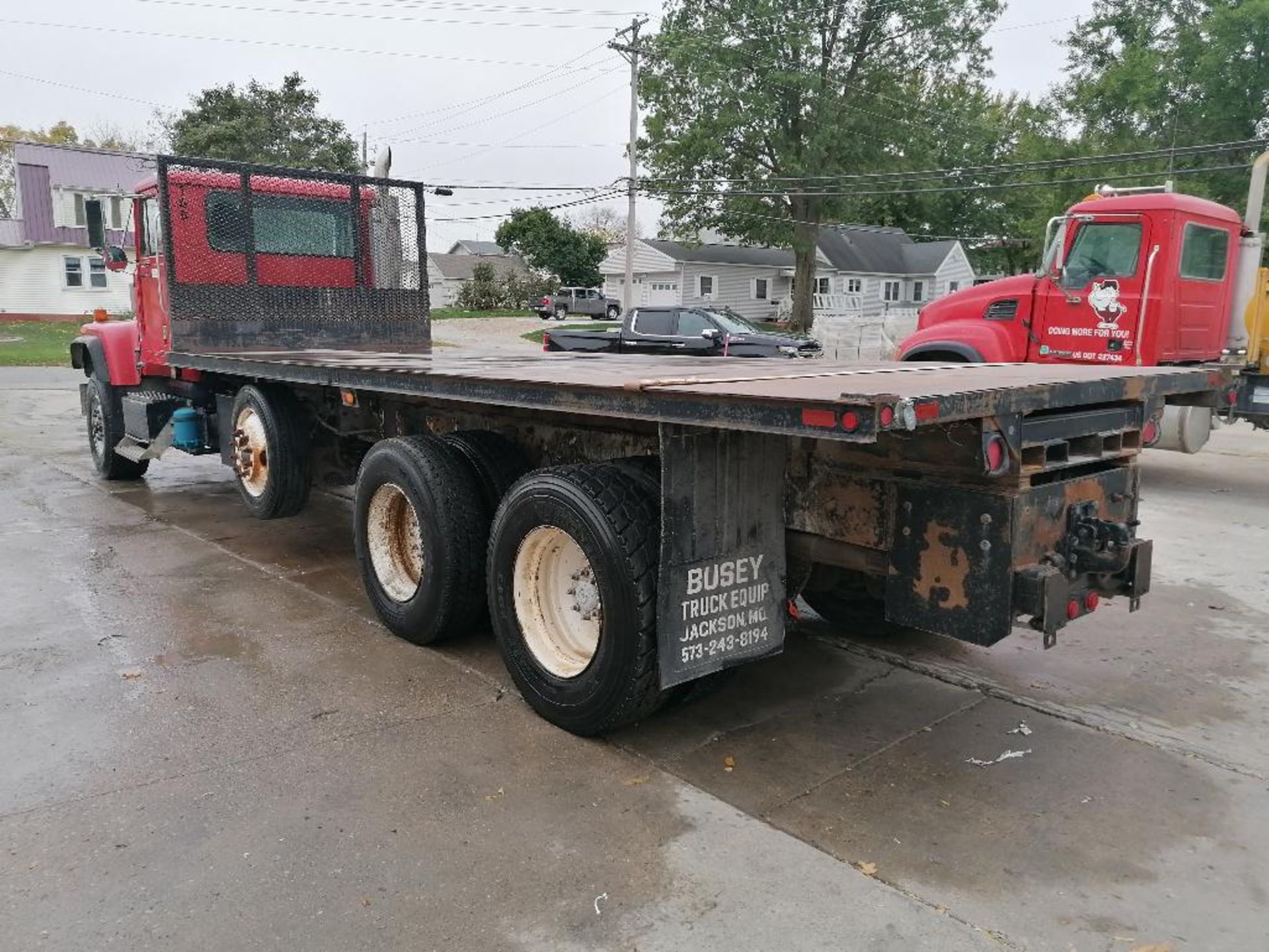 1999 International Flat Bed Truck, Model 5000 SFA, VIN #1HTTWAHT7XJ003422, 224208 Miles, Cummins M11 - Image 4 of 46