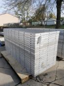 (20) 36" x 8' NEW Badger Smooth Aluminum Concrete Forms 6-12 Hole Pattern. Located in Mt.