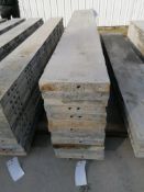 (12) 14" x 9' Western Elite Smooth Aluminum Concrete Forms 6-12 Hole Pattern. Located in Mt.