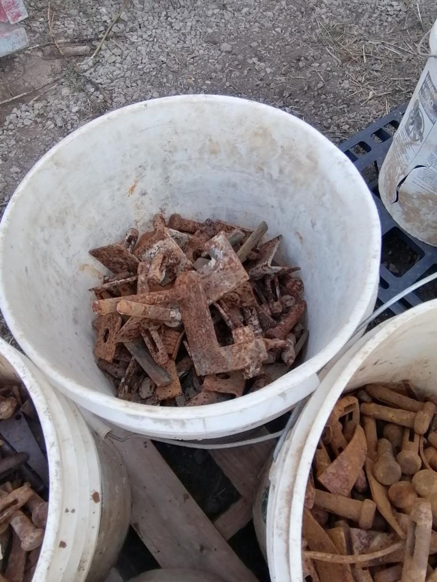 (12) Buckets of Pins & Wedges. Located in Ixonia, WI - Image 14 of 15