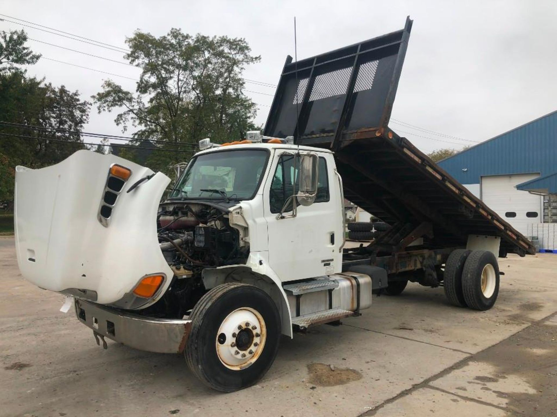 2008 Sterling Acterra Stake Truck with Hoist, VIN #2FZACGDJ58AZ68749, 331661 Miles, Mercedes-Benz - Image 24 of 32