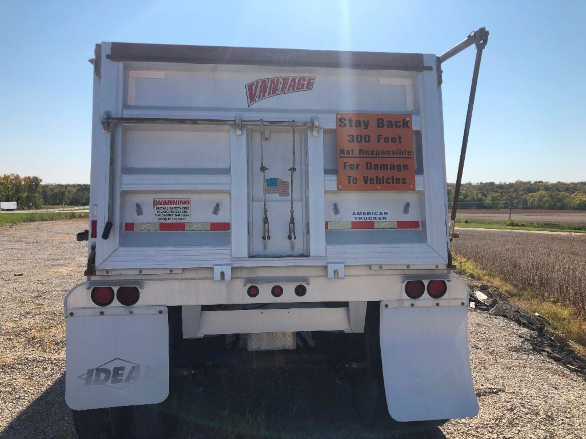 2000 Vantage End Dump Trailer, VIN #4EPAA3923YAVA3442, Quarter Frame, Aluminum Box, Tarp & Tandem - Image 3 of 15