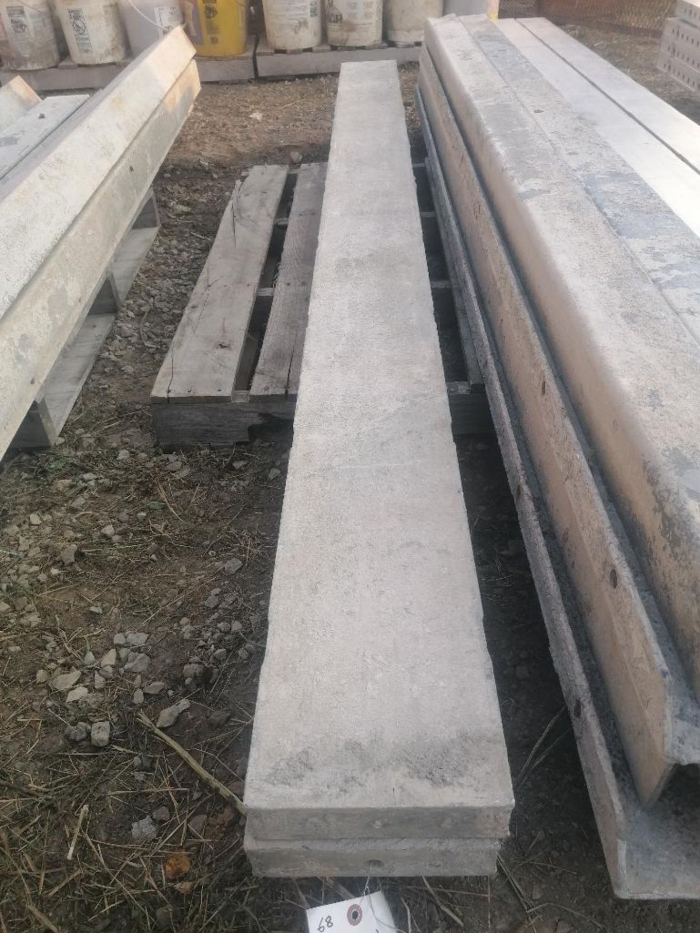 (2) 8" x 9' Smooth Aluminum Concrete Forms 6-12 Hole Pattern. Located in Ixonia, WI