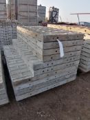 (4) 32" x 4'; (2) 24" x 4' & (4) 20" x 4' Tuf-N-Lite Textured Brick Aluminum Concrete Forms 6-12