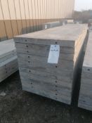 (12) 24" x 8' Smooth Aluminum Concrete Forms 6-12 Hole Pattern. Located in Ixonia, WI
