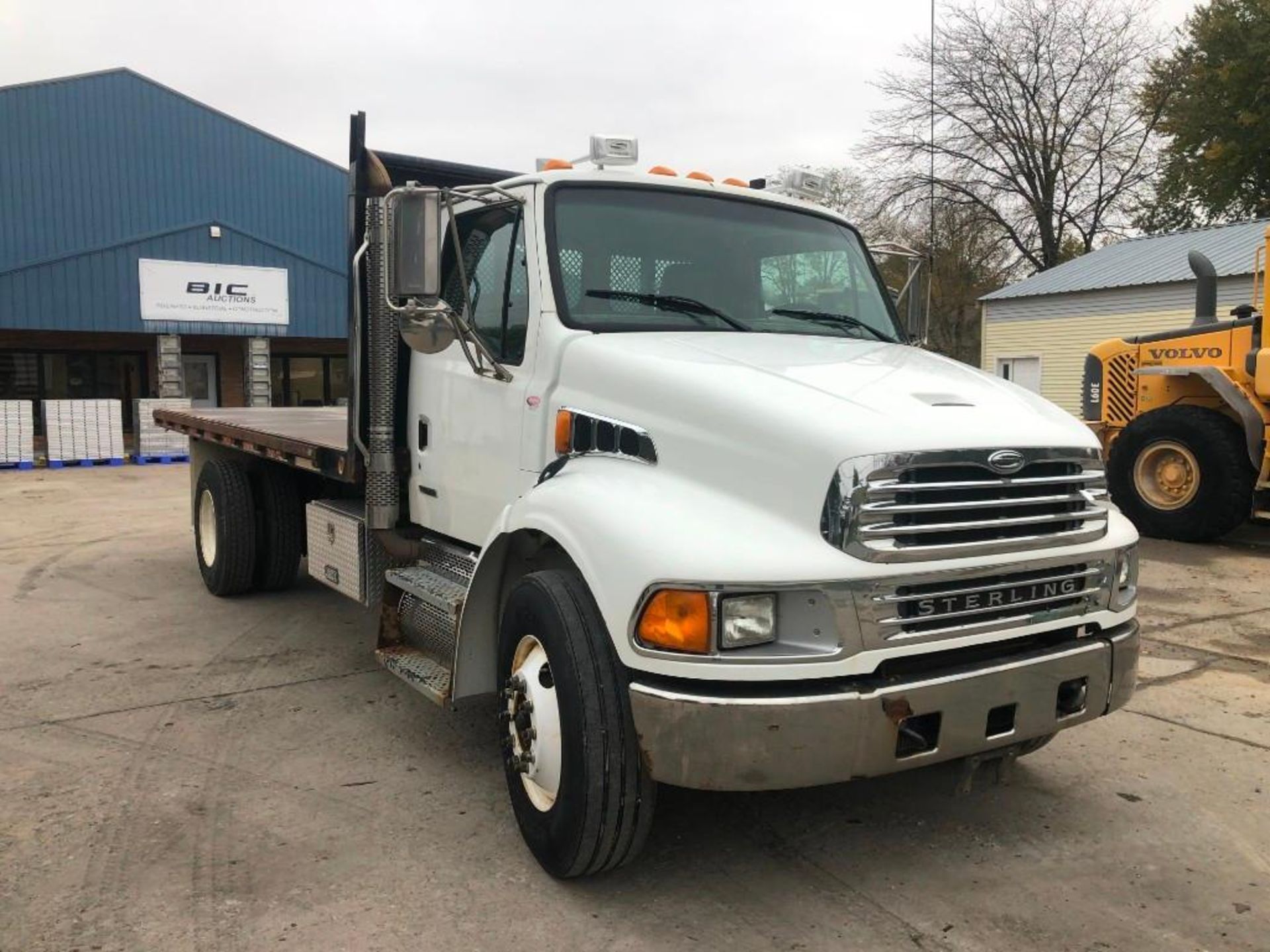 2008 Sterling Acterra Stake Truck with Hoist, VIN #2FZACGDJ58AZ68749, 331661 Miles, Mercedes-Benz - Image 2 of 32