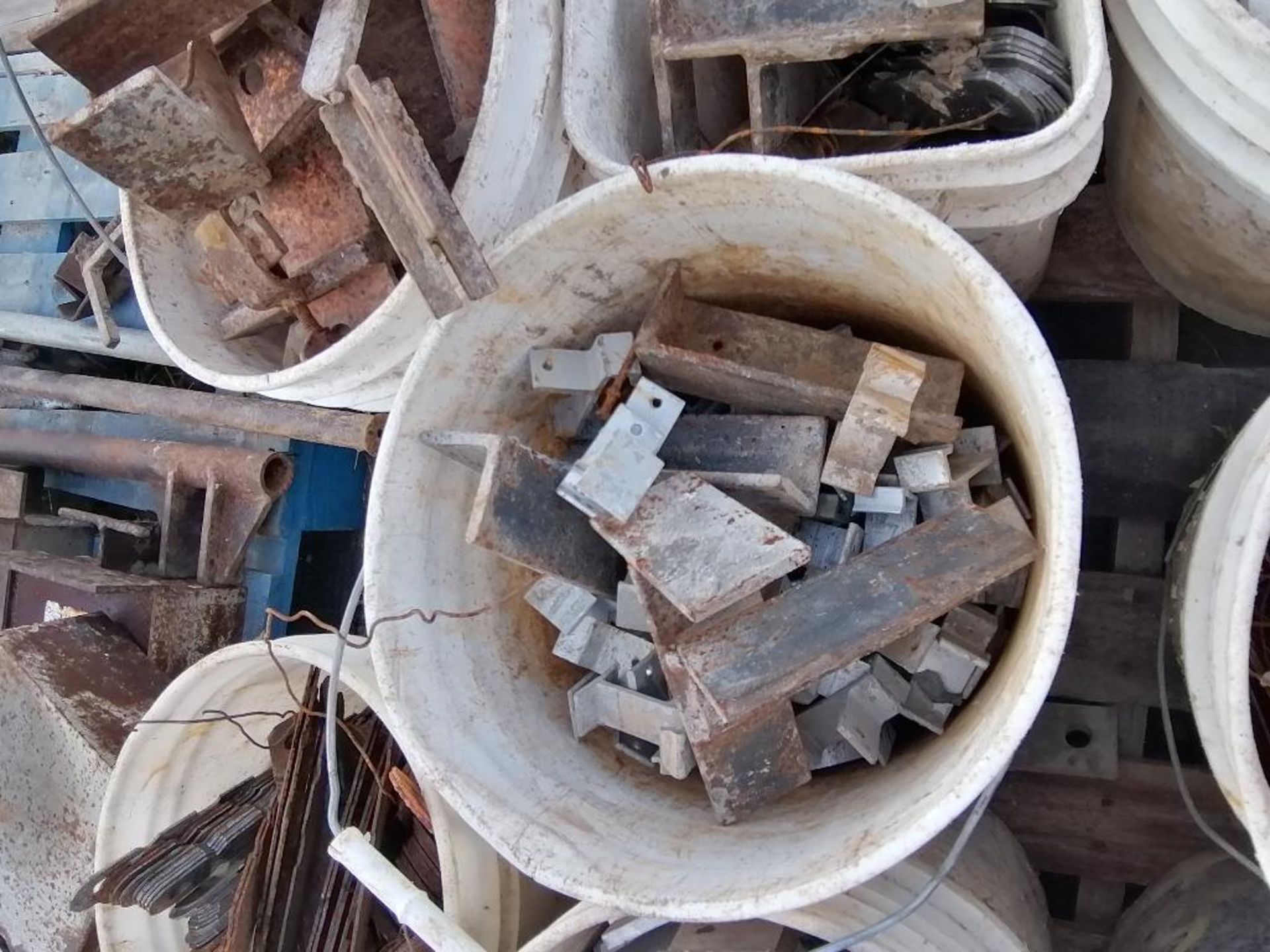 (9) Buckets of Whalers, Tie Down Wire & Flat Wall Ties. Located in Ixonia, WI - Image 5 of 14