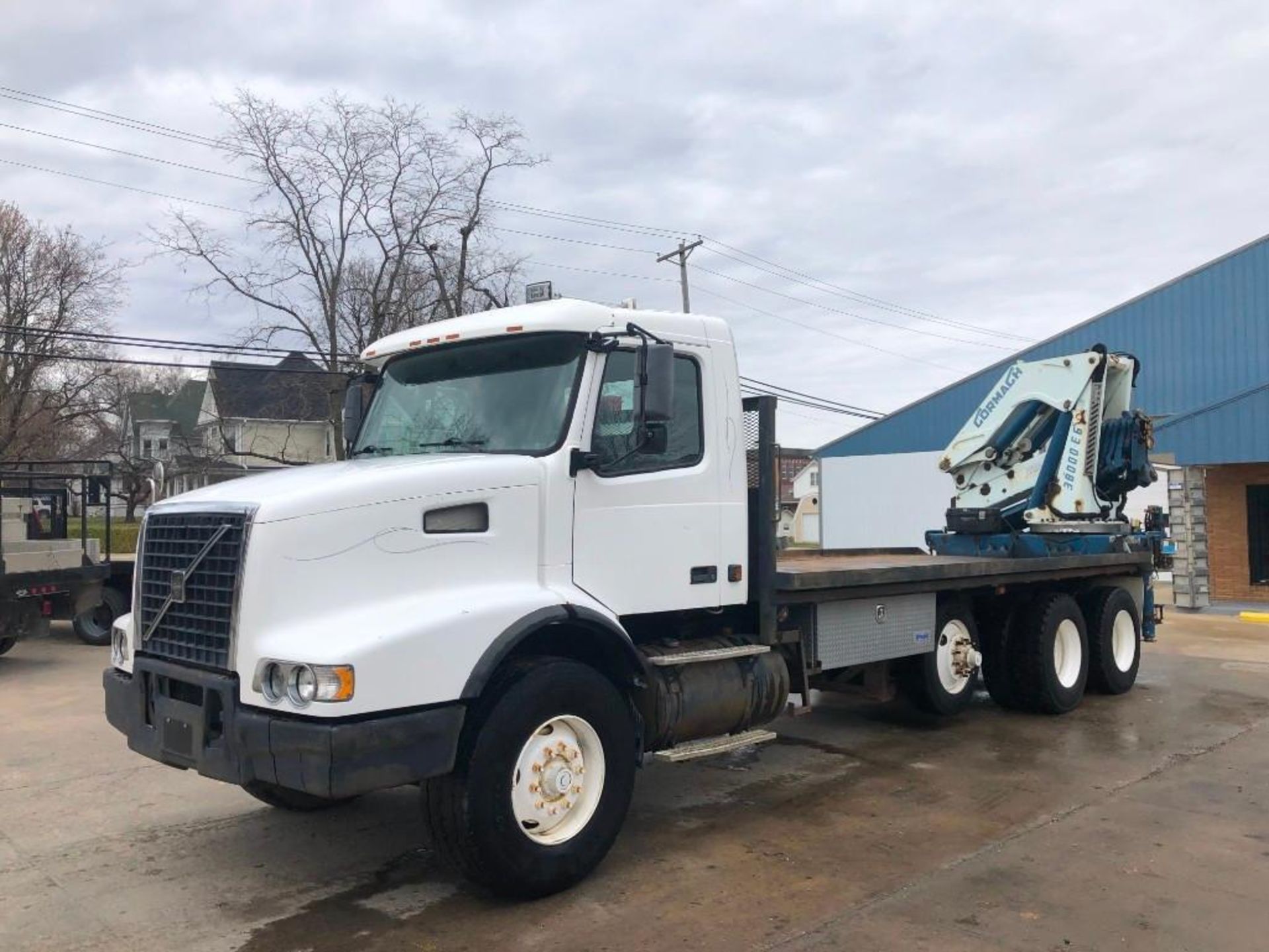 2003 Volvo VHD Boom Truck, VIN #4V5KC9GF13N338836, 148036 Miles, VE D12 345 Engine, 10 Speed Eaton