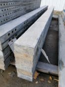 (6) 5" x 9' Western Elite Smooth Aluminum Concrete Forms 6-12 Hole Pattern. Located in Mt. Pleasant,