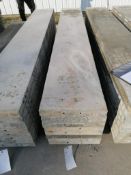 (8) 16" x 9' Western Elite Smooth Aluminum Concrete Forms 6-12 Hole Pattern. Located in Mt.