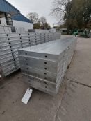 (8) 16" X 9' NEW Badger Smooth Aluminum Concrete Forms 8" Hole Pattern. Located in Mt. Pleasant,