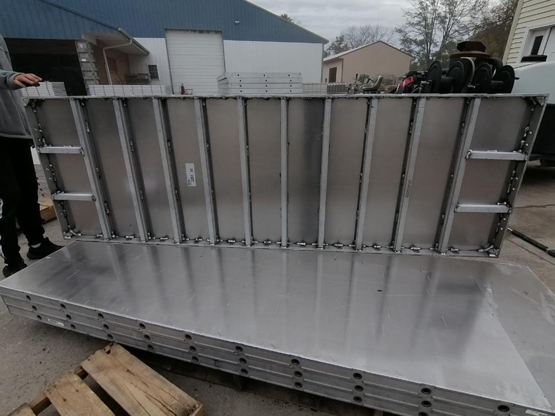 (4) 30" X 8' NEW Badger Smooth Aluminum Concrete Forms 8" Hole Pattern. Located in Mt. Pleasant, - Image 6 of 7