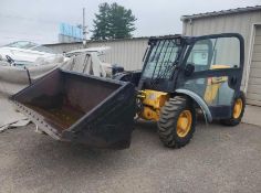 2006 JCB 524-50 Telehandler with Forks & Material Bucket, 3104 Hours, Serial #288649N, Enclosed ROP