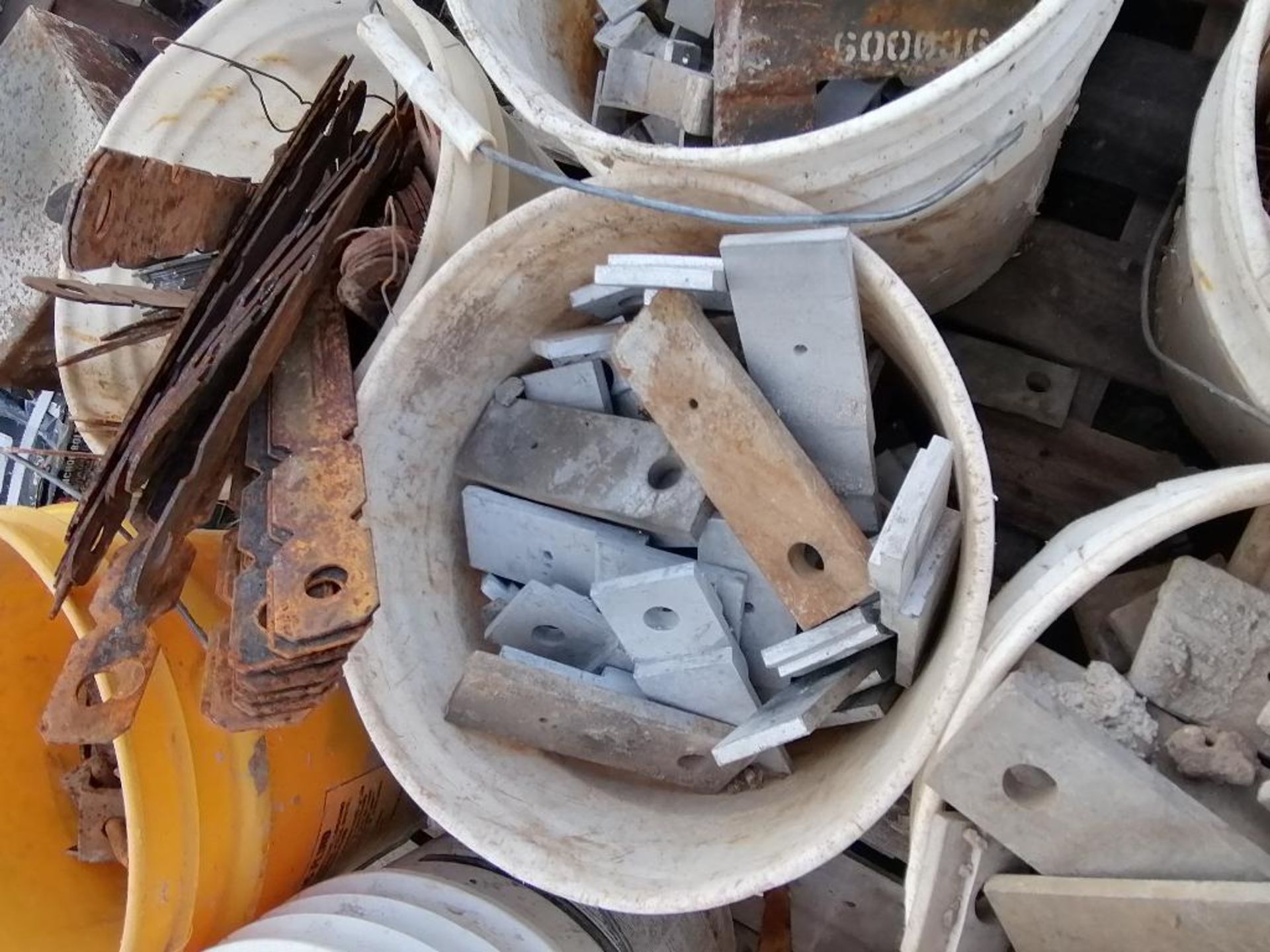 (9) Buckets of Whalers, Tie Down Wire & Flat Wall Ties. Located in Ixonia, WI - Image 4 of 14
