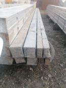 (4) 2" & (4) 1" x 9' Smooth Aluminum Concrete Forms 6-12 Hole Pattern. Located in Ixonia, WI