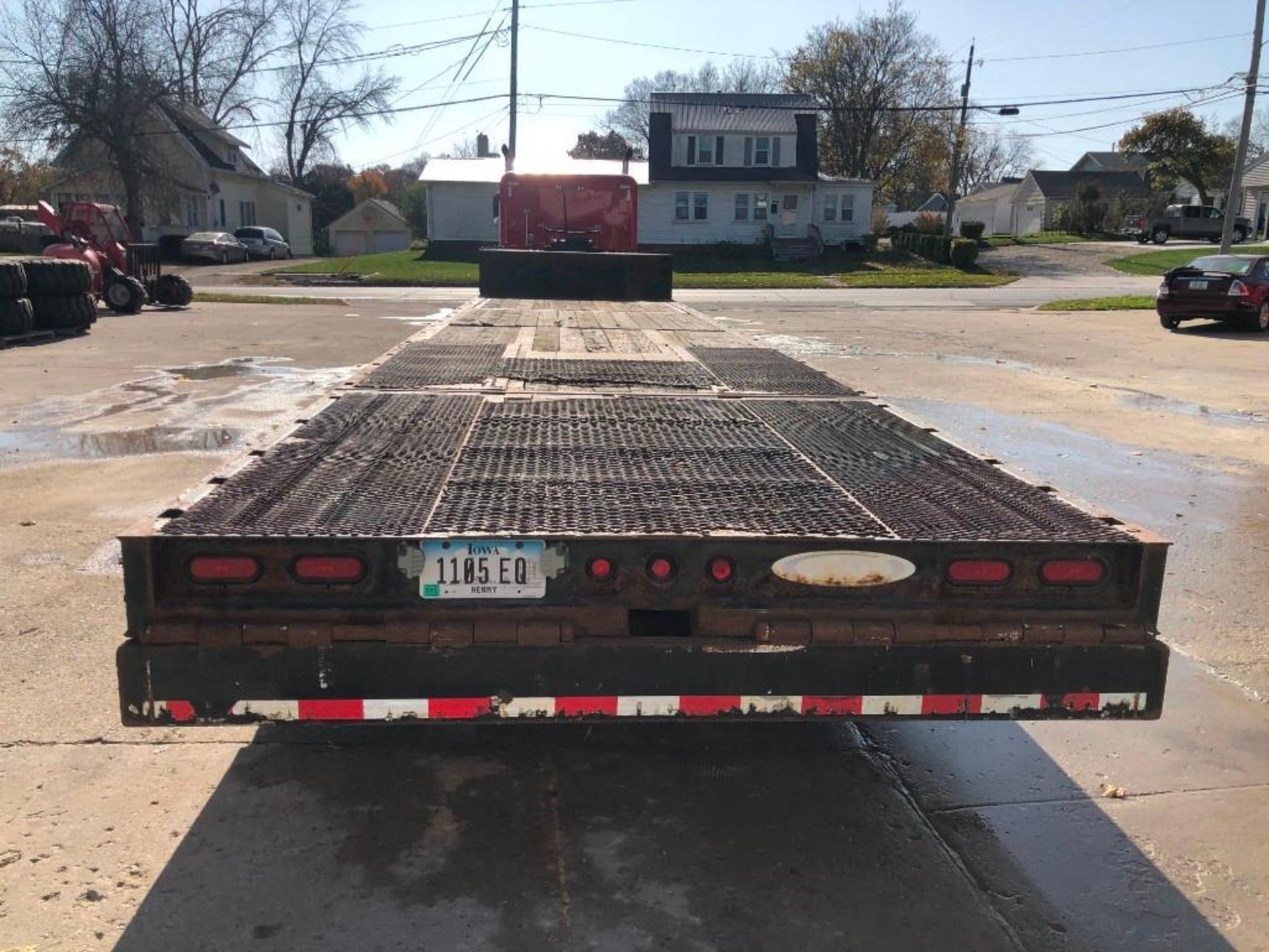 2011 Ledwell Hydratail Trailer Tandem Axle, VIN #1L9GA72A8BL033169, Model #LW4 with winch and scale. - Image 5 of 18