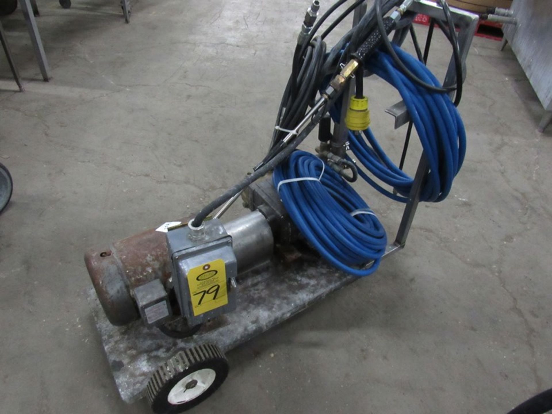 Portable Pressure Washer with wand, 3 h.p., 220 volts;*** All Funds Must Be Received By Friday,