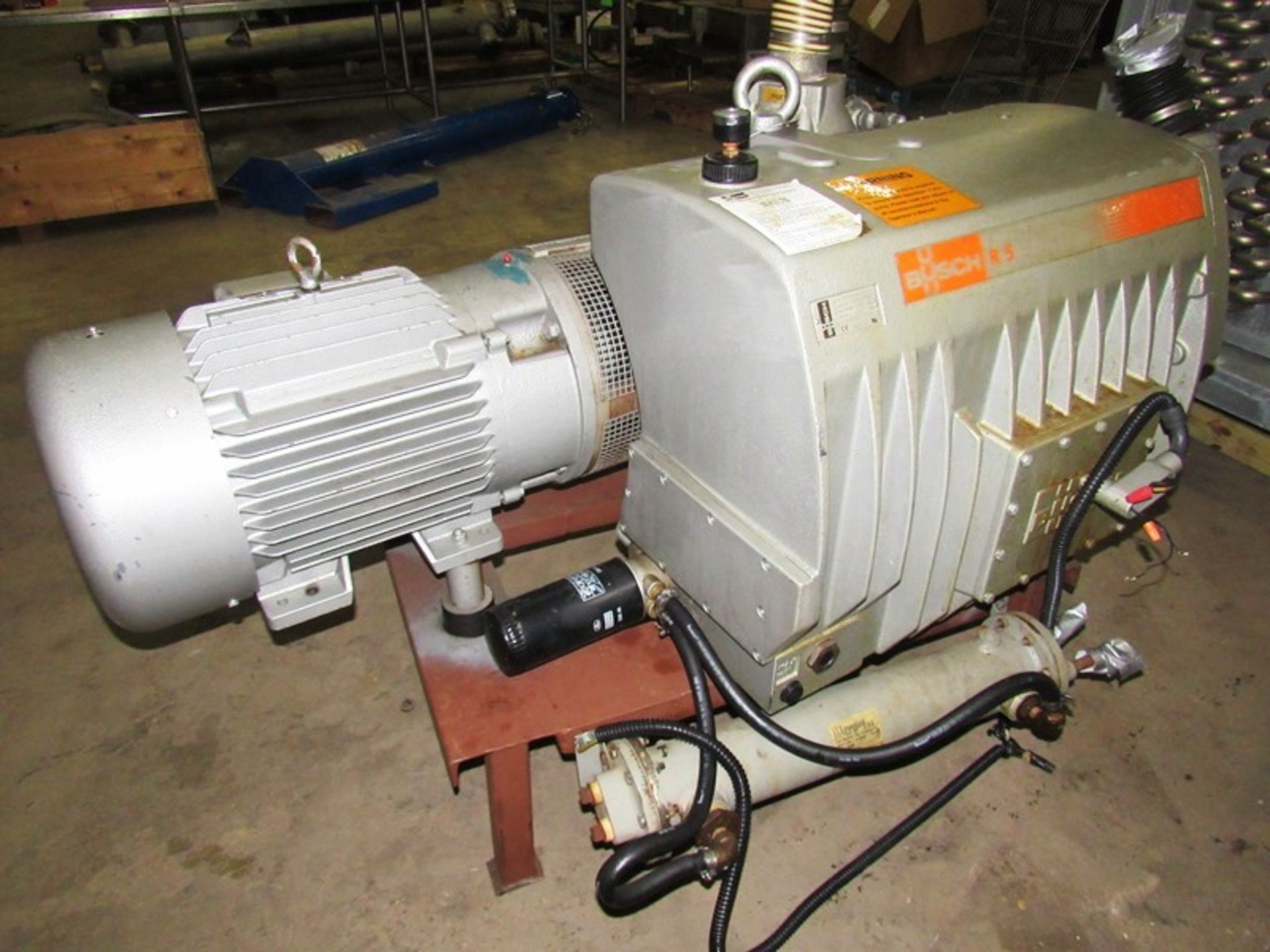 Busch Mdl. RA0502B406.1001 Vacuum Pump 20h.p. Baldor motor, 230/460 volts, 3 phase, displacement 413