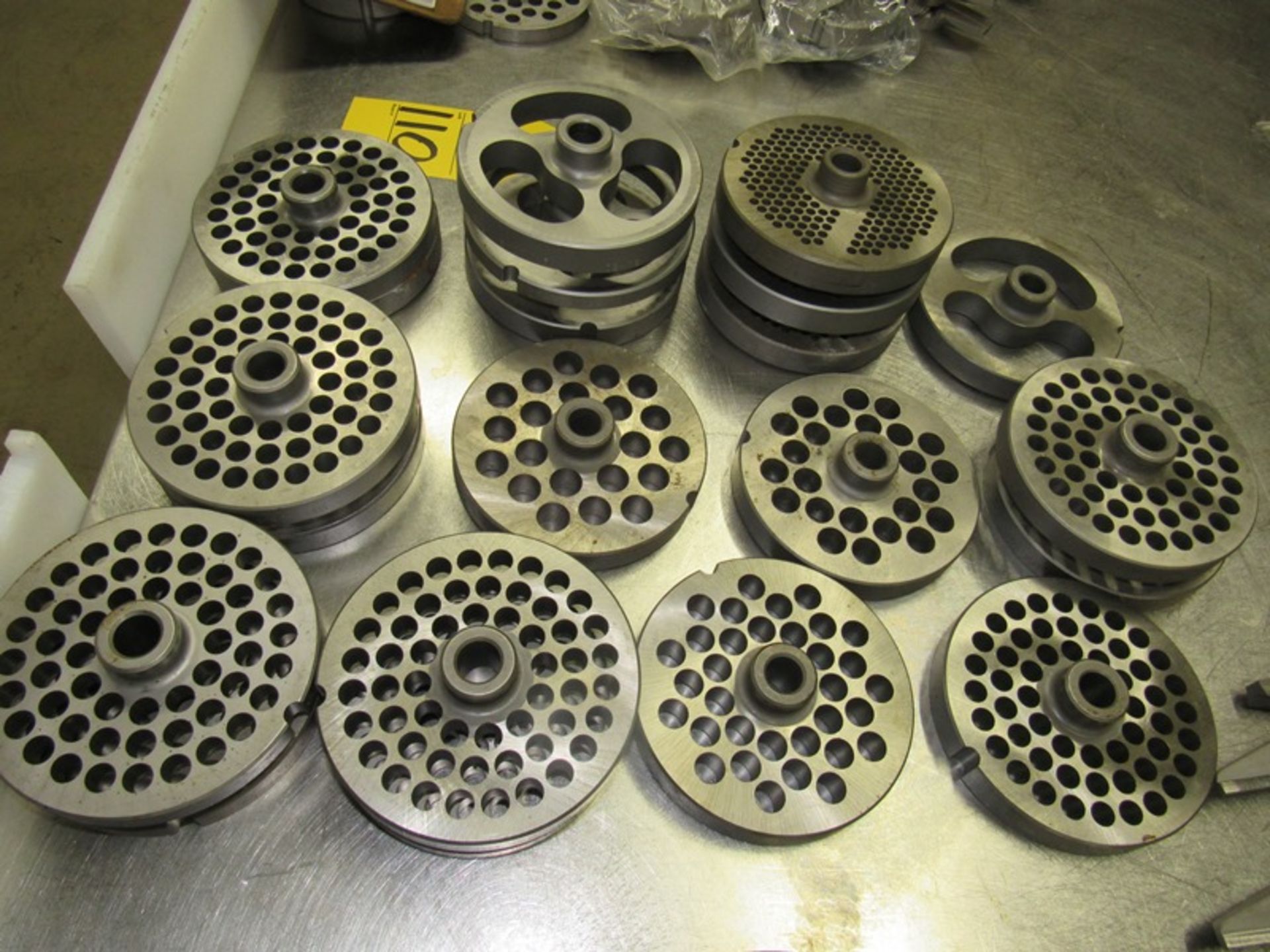 Lot Grinder Plates, 6" dia.;*** All Funds Must Be Received By Friday, January 17th, 2020.; All