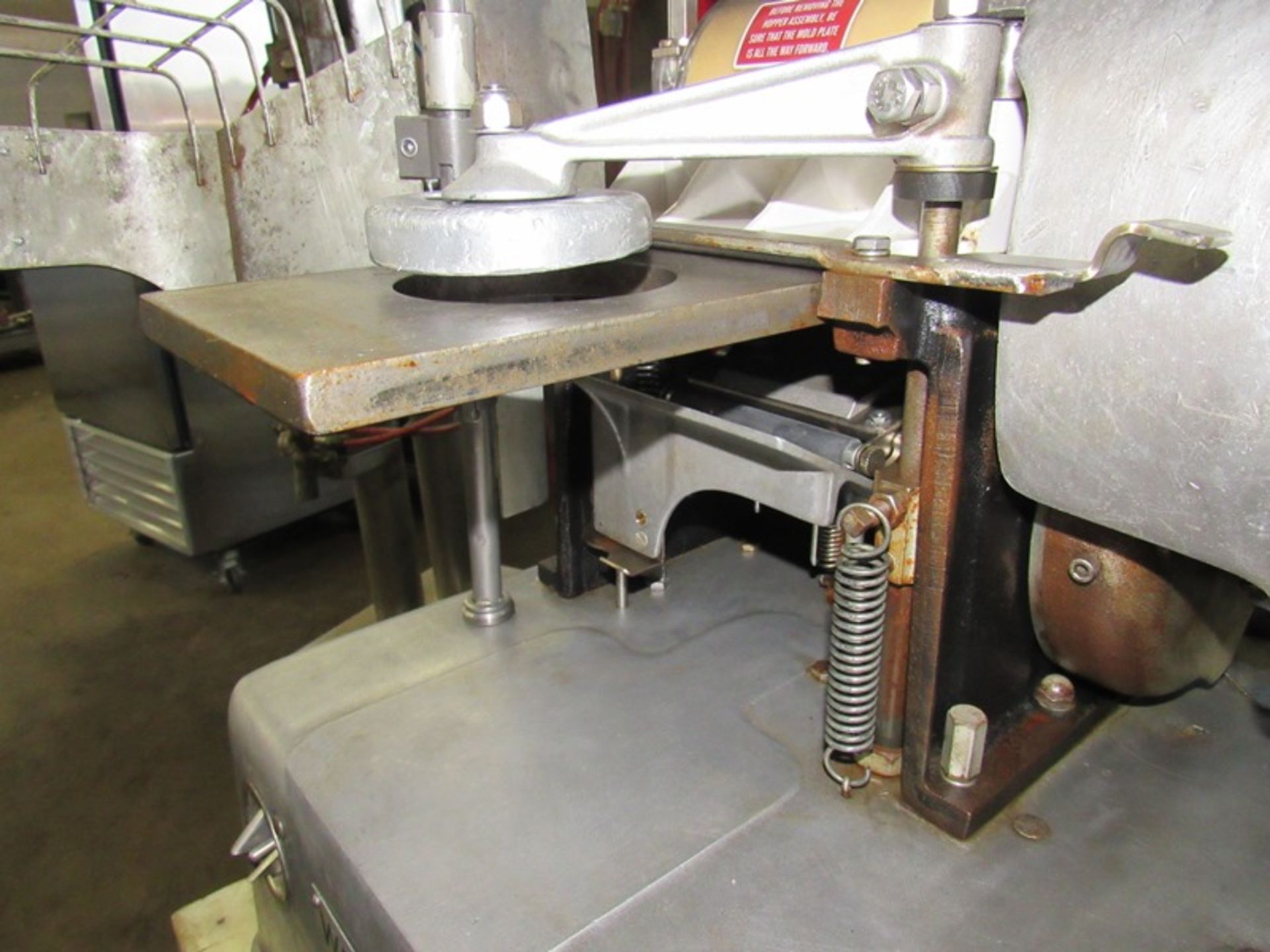 Hollymatic Mdl. 54 Patty Maker, Ser. #59604 on cart;;*** All Funds Must Be Received By Friday, - Image 3 of 6