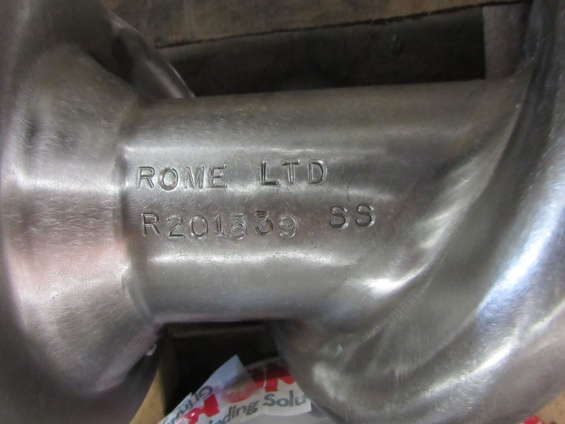 Stainless Steel Grinder Auger #RZ01539SS, 74491 unused;;*** All Funds Must Be Received By Friday, - Image 2 of 2