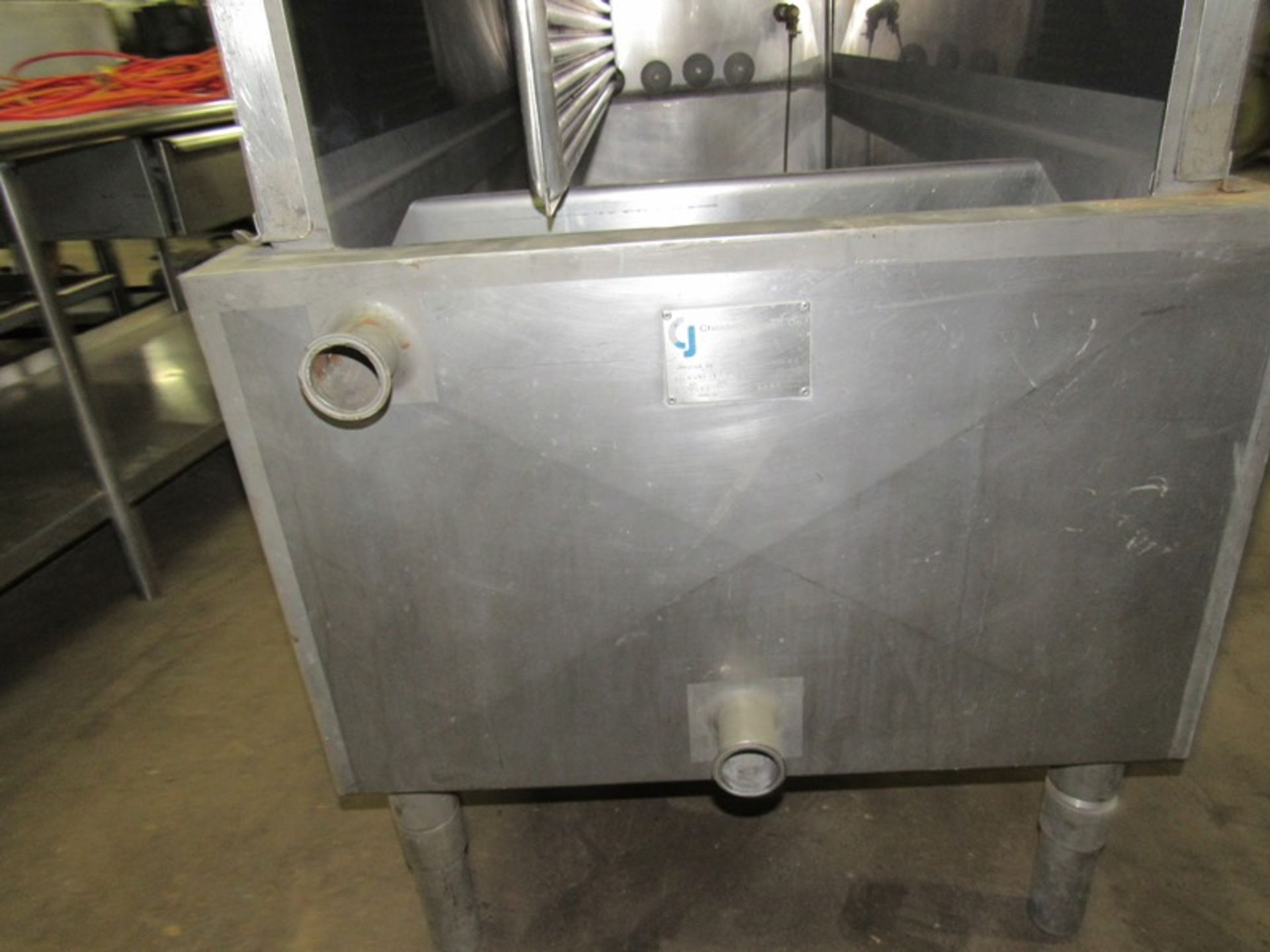 Chester Jensen Mdl. B-4-OT-1-24 Ammonia Plate Chiller, 4 plate capacity, current setup w/single - Image 6 of 6